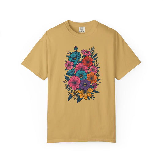 Floral Bouquet T-Shirt | Comfort Colors